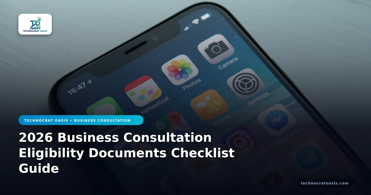 2026 Business Consultation Eligibility Documents Checklist Guide