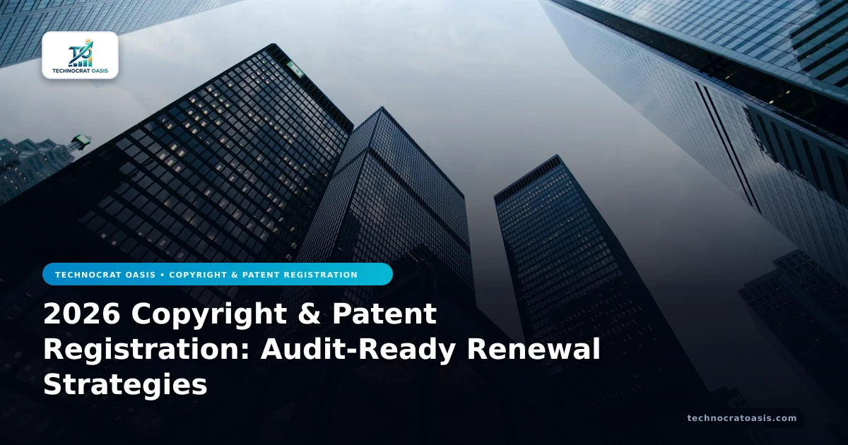2026 Copyright & Patent Registration: Audit-Ready Renewal Strategies