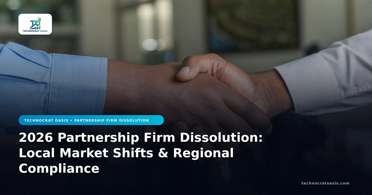 2026 Partnership Firm Dissolution: Local Market Shifts & Regional Compliance