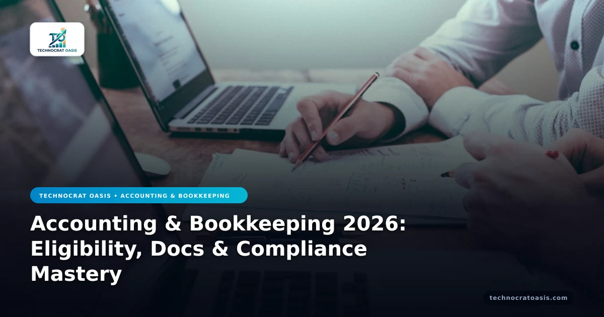 Accounting & Bookkeeping 2026: Eligibility, Docs & Compliance Mastery