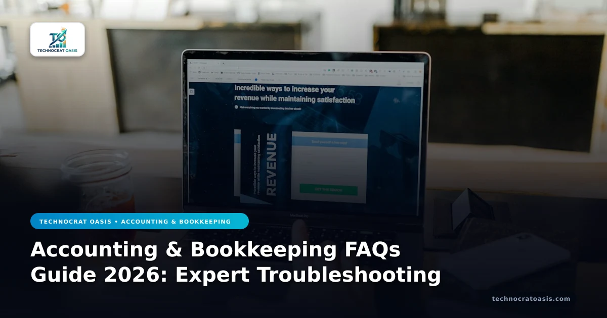 Accounting & Bookkeeping FAQs Guide 2026: Expert Troubleshooting