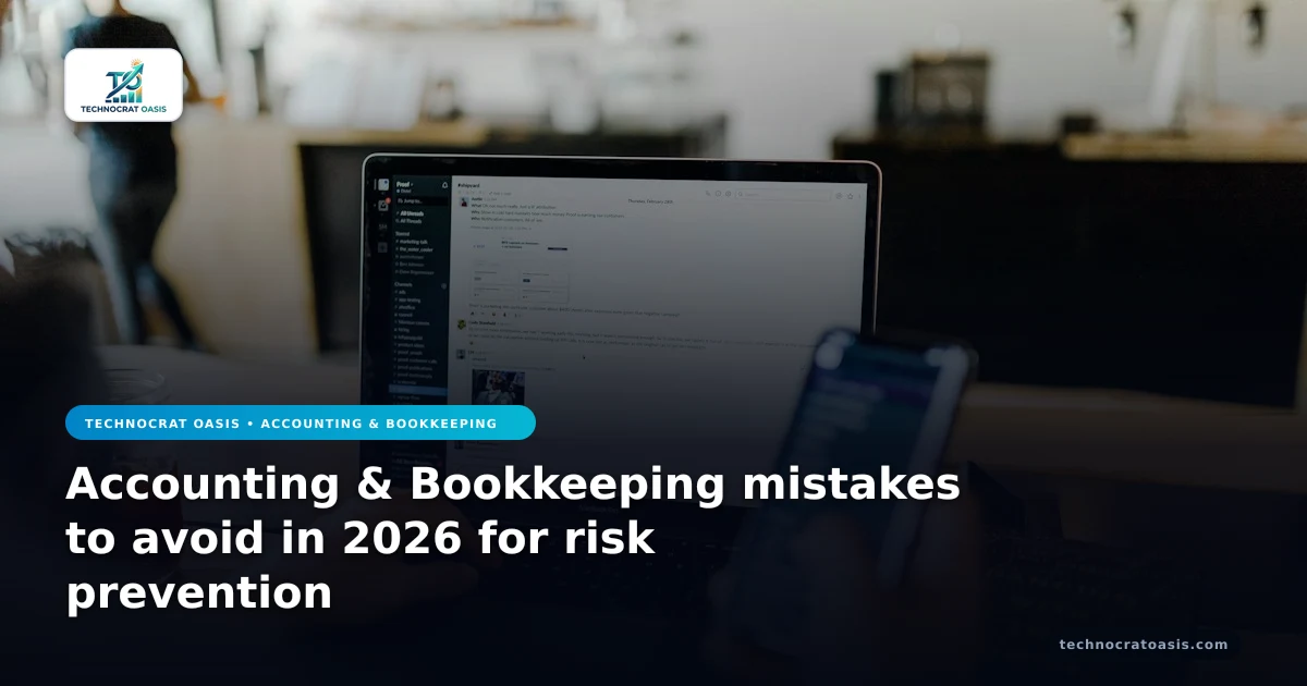Accounting & Bookkeeping mistakes to avoid in 2026 for risk prevention