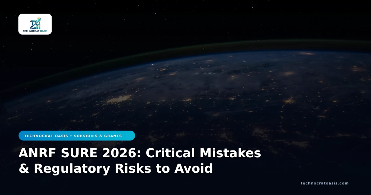 ANRF SURE 2026: Critical Mistakes & Regulatory Risks to Avoid