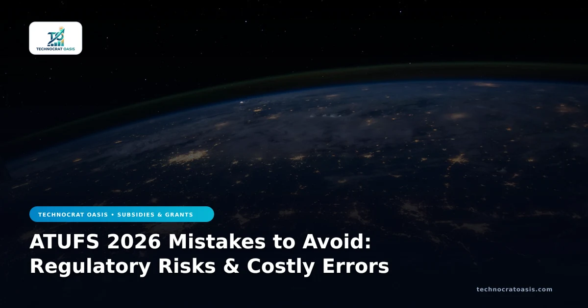 ATUFS 2026 Mistakes to Avoid: Regulatory Risks & Costly Errors