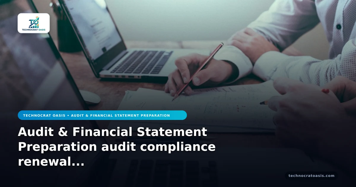 Audit & Financial Statement Preparation audit compliance renewal guide 2026