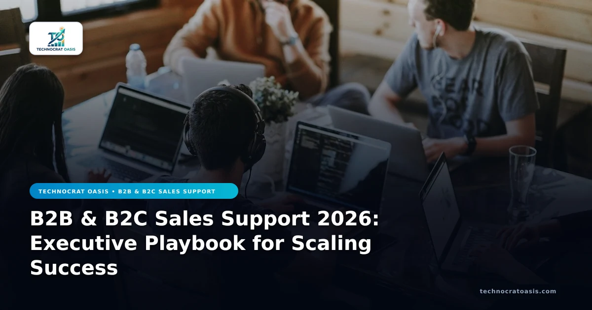 B2B & B2C Sales Support 2026: Executive Playbook for Scaling Success