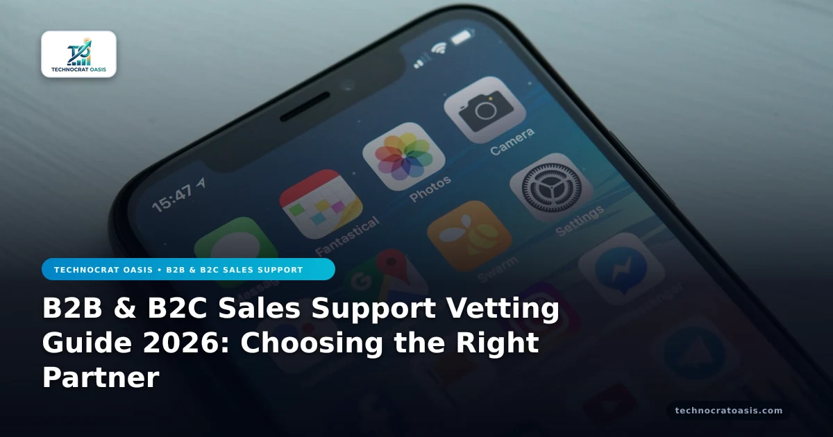 B2B & B2C Sales Support Vetting Guide 2026: Choosing the Right Partner