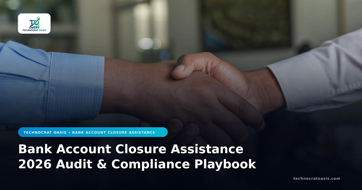 Bank Account Closure Assistance 2026 Audit & Compliance Playbook