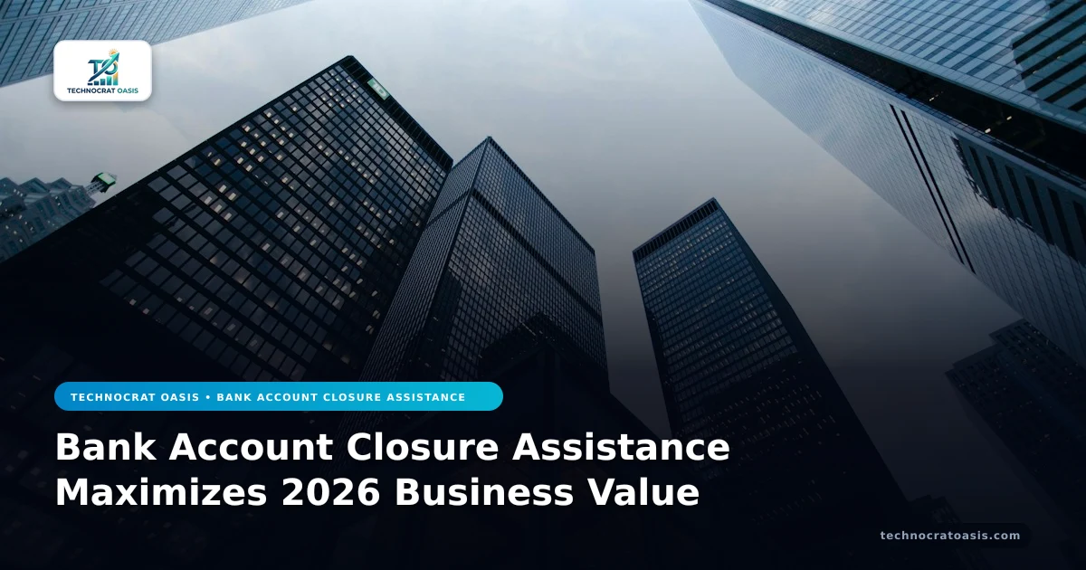 Bank Account Closure Assistance Maximizes 2026 Business Value