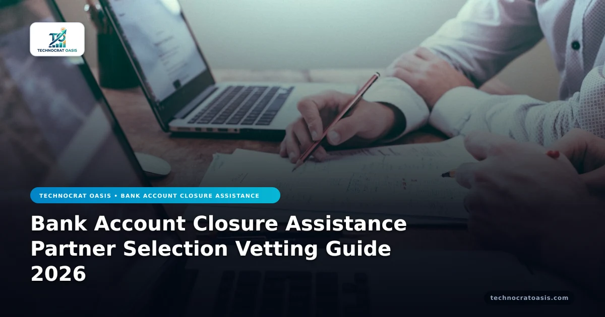 Bank Account Closure Assistance Partner Selection Vetting Guide 2026
