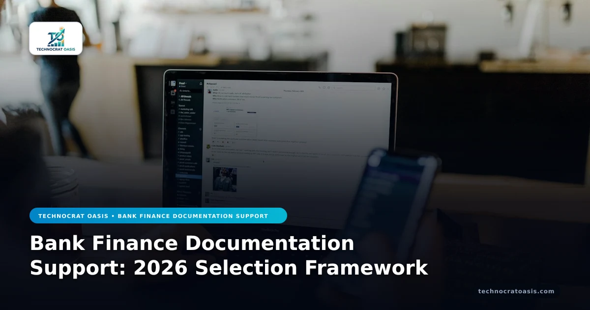Bank Finance Documentation Support: 2026 Selection Framework