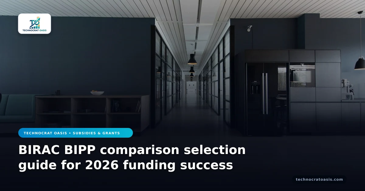 BIRAC BIPP comparison selection guide for 2026 funding success