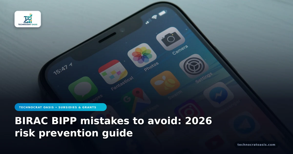 BIRAC BIPP mistakes to avoid: 2026 risk prevention guide