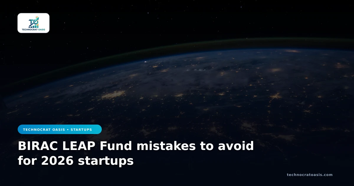 BIRAC LEAP Fund mistakes to avoid for 2026 startups