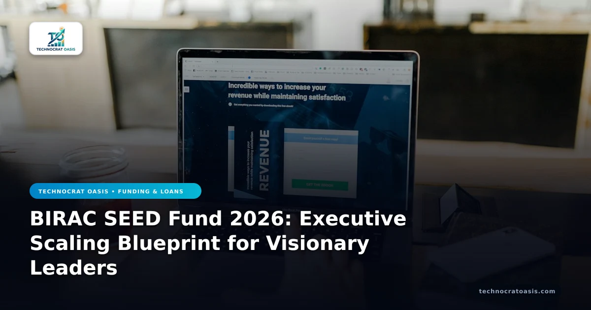 BIRAC SEED Fund 2026: Executive Scaling Blueprint for Visionary Leaders