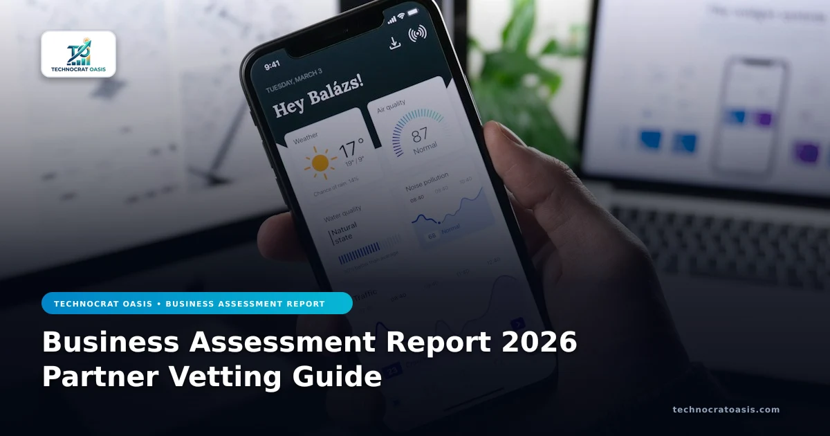 Business Assessment Report 2026 Partner Vetting Guide