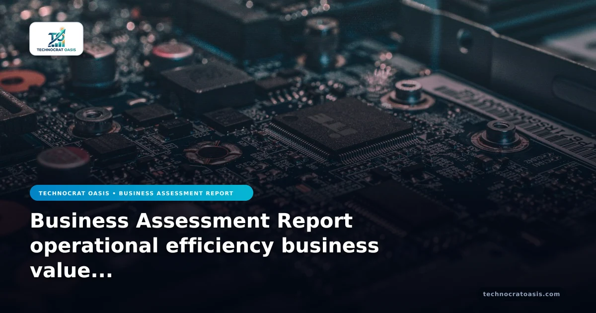 Business Assessment Report operational efficiency business value 2026
