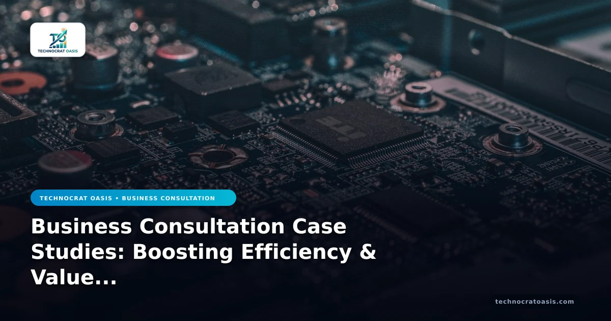 Business Consultation Case Studies: Boosting Efficiency & Value in 2026