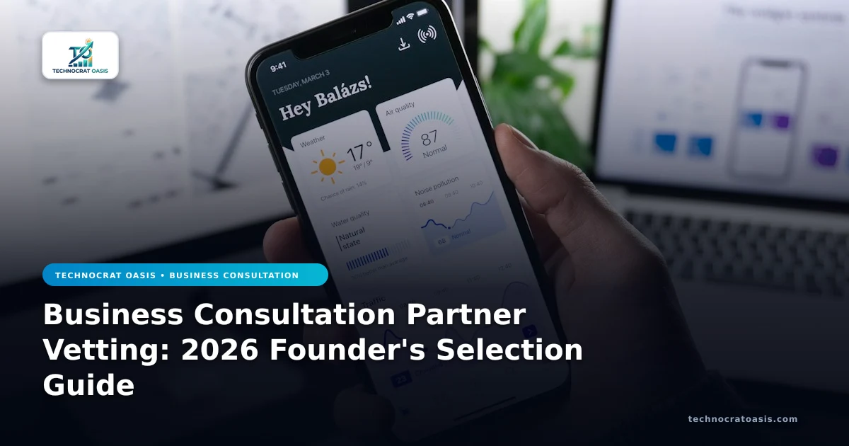 Business Consultation Partner Vetting: 2026 Founder's Selection Guide