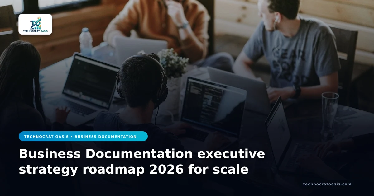 Business Documentation executive strategy roadmap 2026 for scale