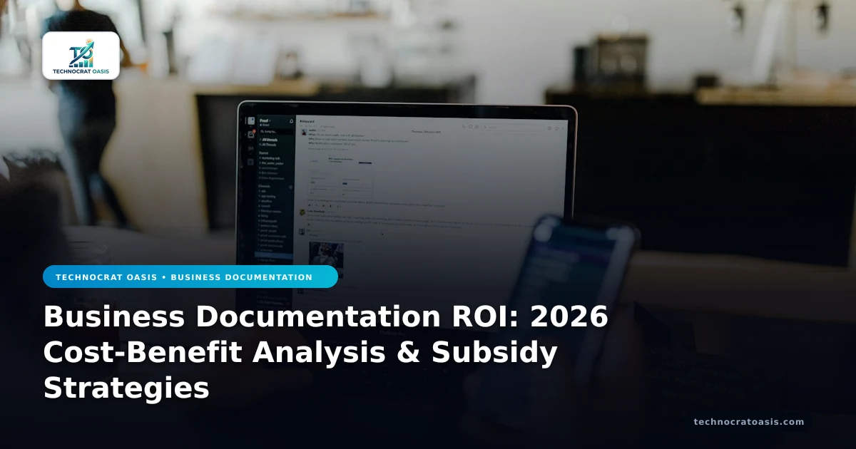 Business Documentation ROI: 2026 Cost-Benefit Analysis & Subsidy Strategies