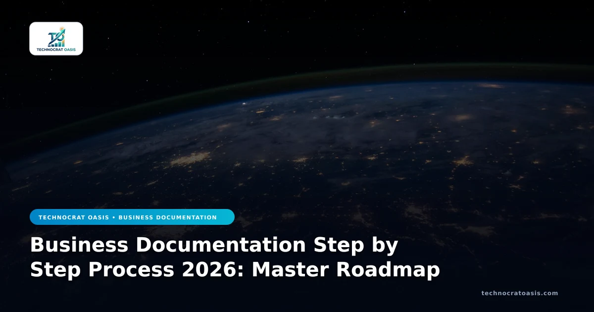 Business Documentation Step by Step Process 2026: Master Roadmap