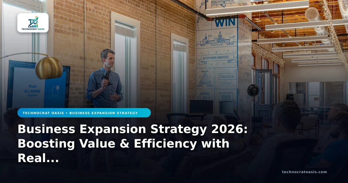 Business Expansion Strategy 2026: Boosting Value & Efficiency with Real Success Stories