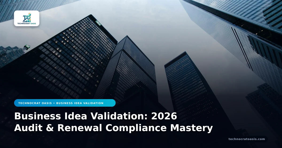 Business Idea Validation: 2026 Audit & Renewal Compliance Mastery