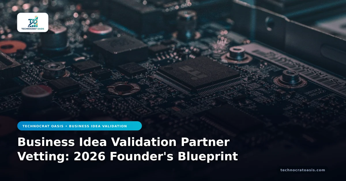Business Idea Validation Partner Vetting: 2026 Founder's Blueprint