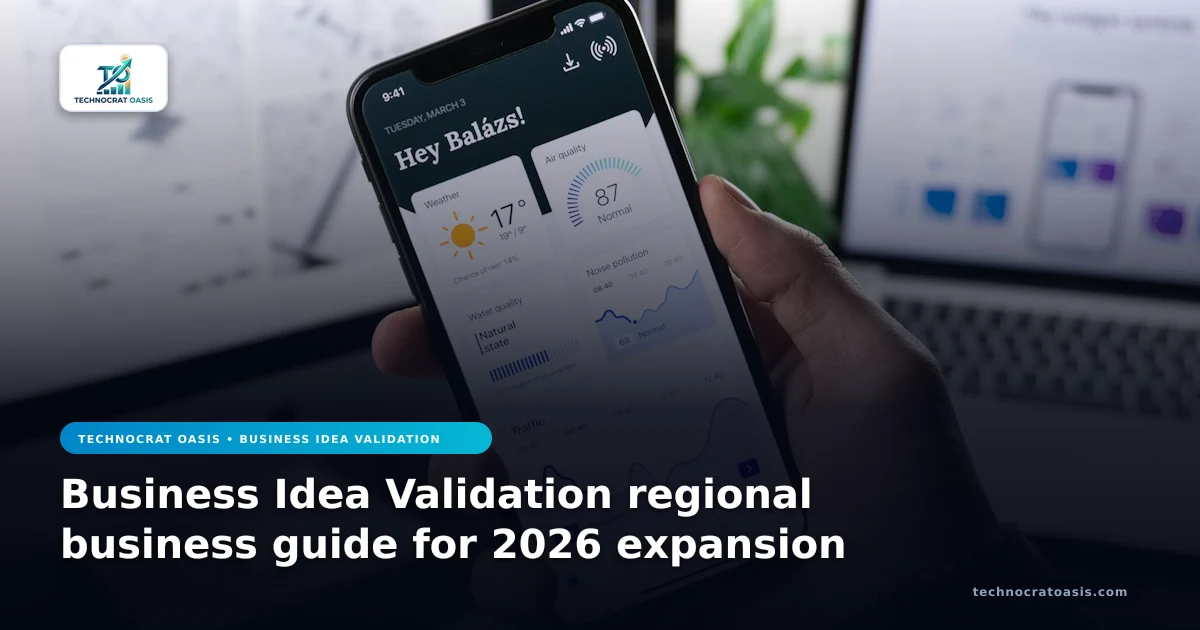 Business Idea Validation regional business guide for 2026 expansion