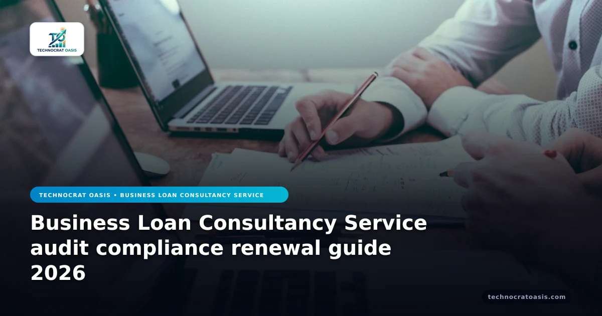 Business Loan Consultancy Service audit compliance renewal guide 2026