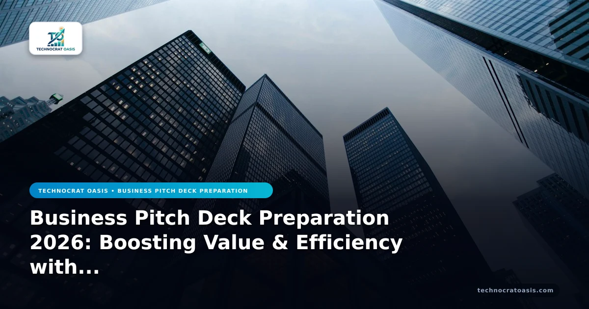 Business Pitch Deck Preparation 2026: Boosting Value & Efficiency with Real-World Success Stories