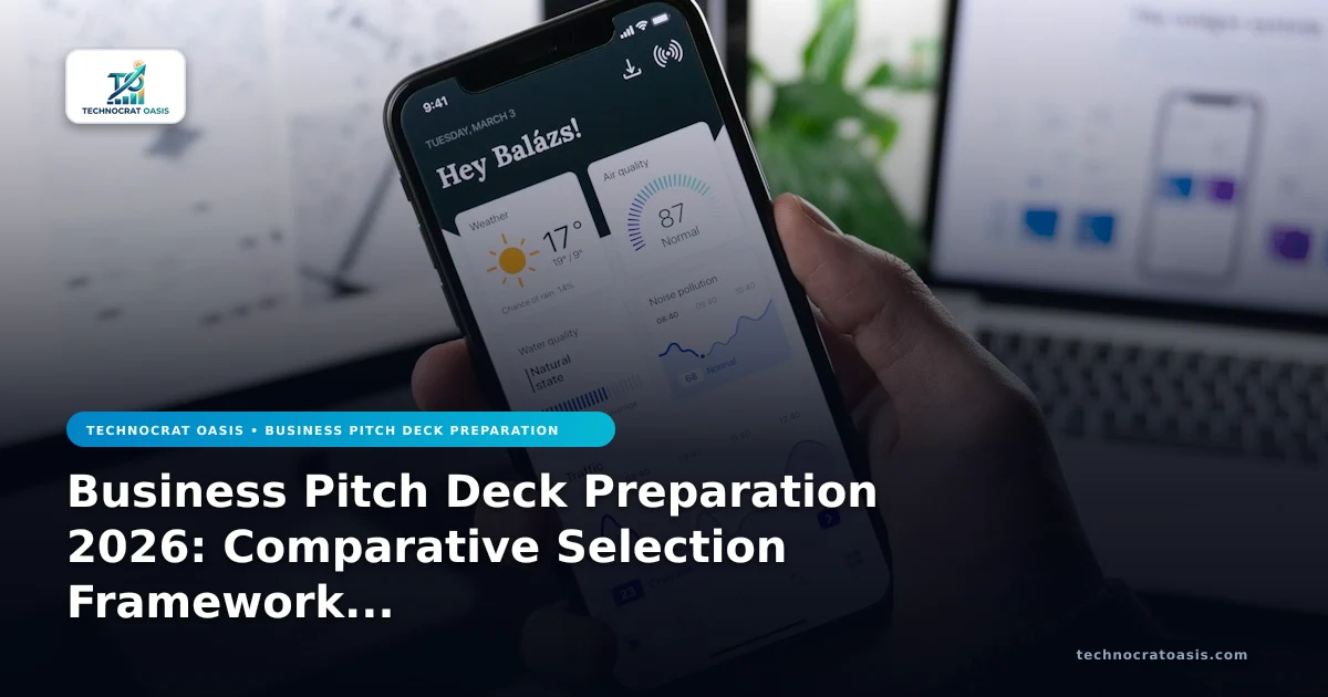 Business Pitch Deck Preparation 2026: Comparative Selection Framework & Advanced Decision Guide