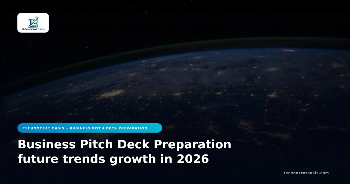 Business Pitch Deck Preparation future trends growth in 2026