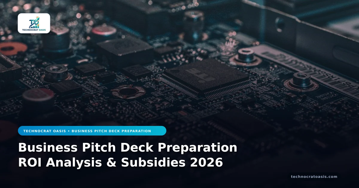 Business Pitch Deck Preparation ROI Analysis & Subsidies 2026