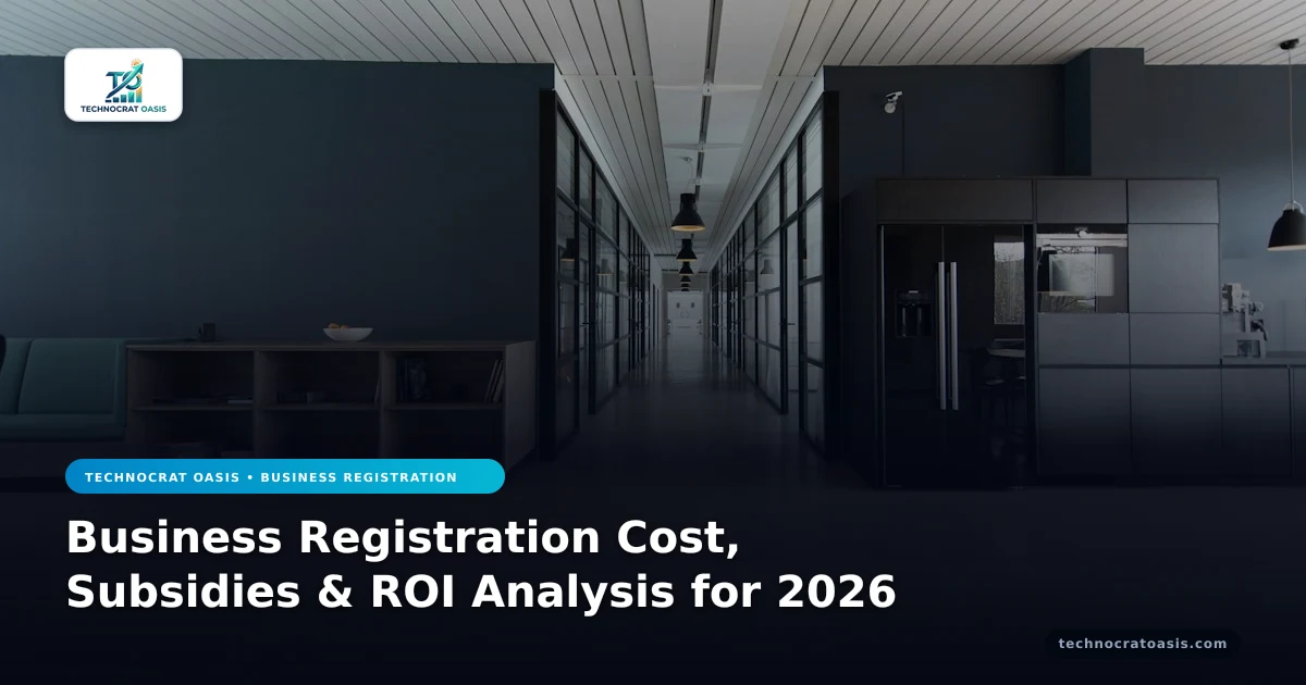 Business Registration Cost, Subsidies & ROI Analysis for 2026