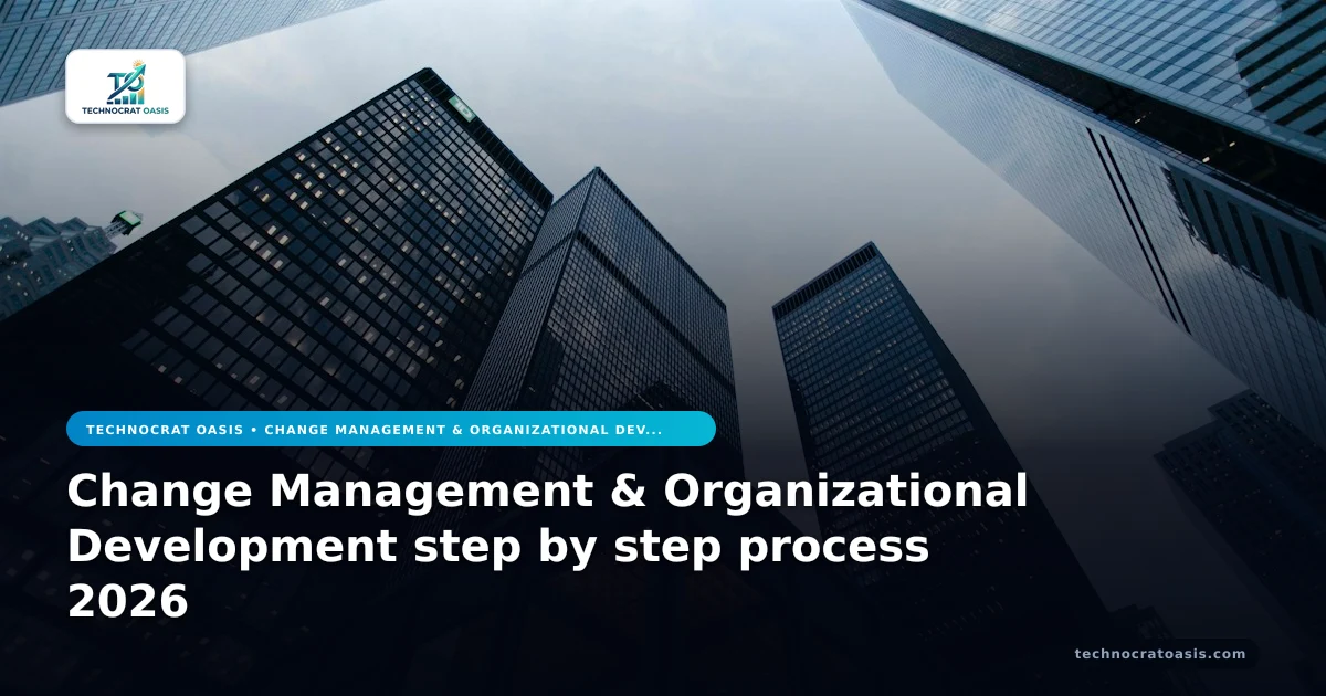 Change Management & Organizational Development step by step process 2026