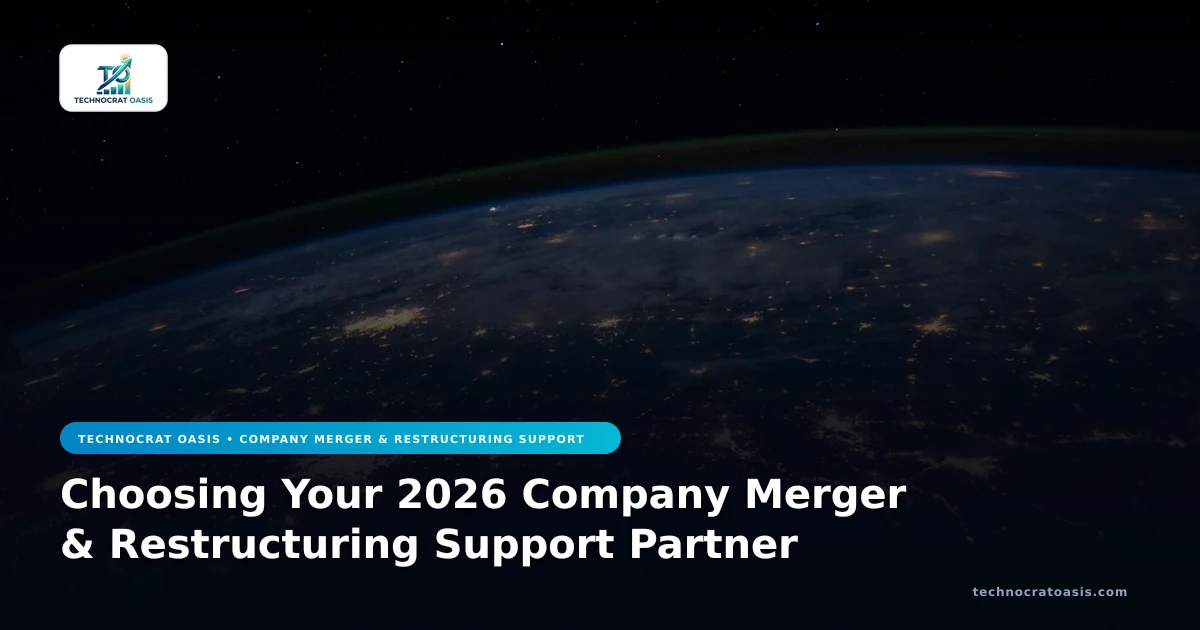 Choosing Your 2026 Company Merger & Restructuring Support Partner