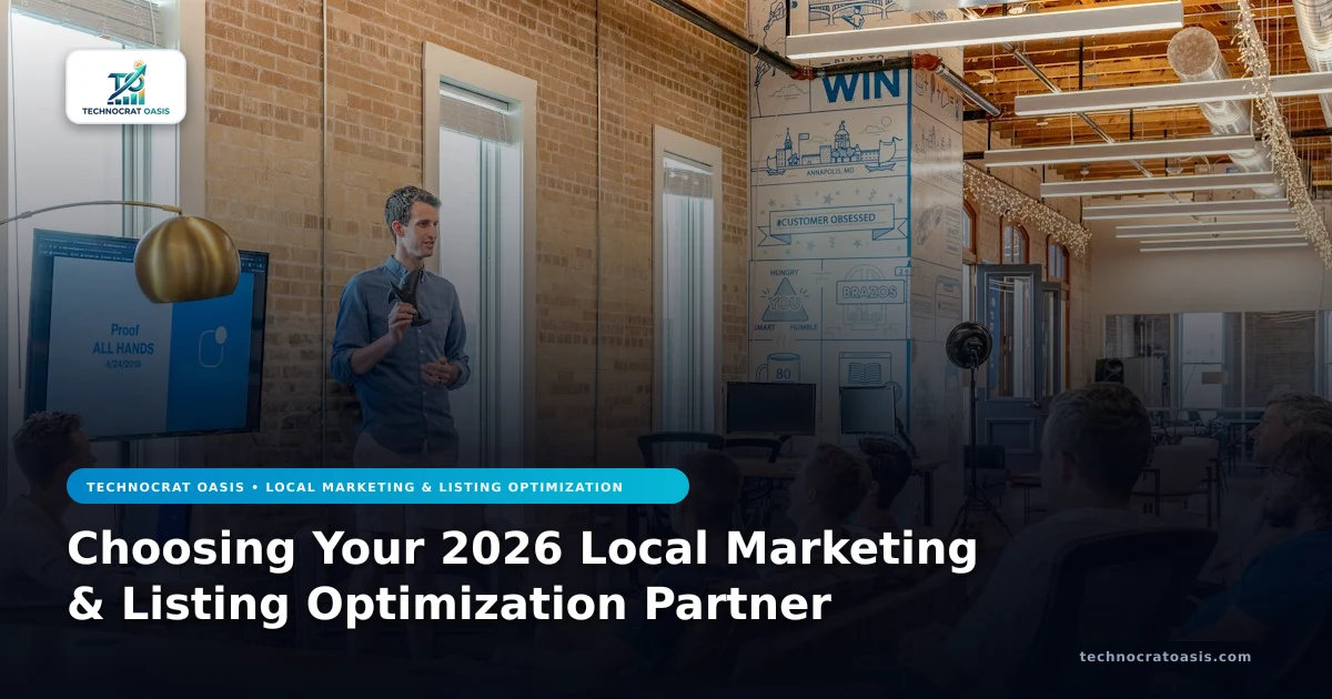 Choosing Your 2026 Local Marketing & Listing Optimization Partner