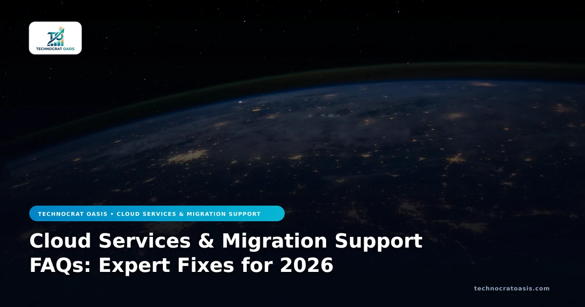 Cloud Services & Migration Support FAQs: Expert Fixes for 2026