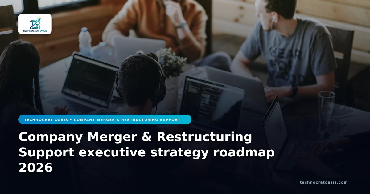 Company Merger & Restructuring Support executive strategy roadmap 2026
