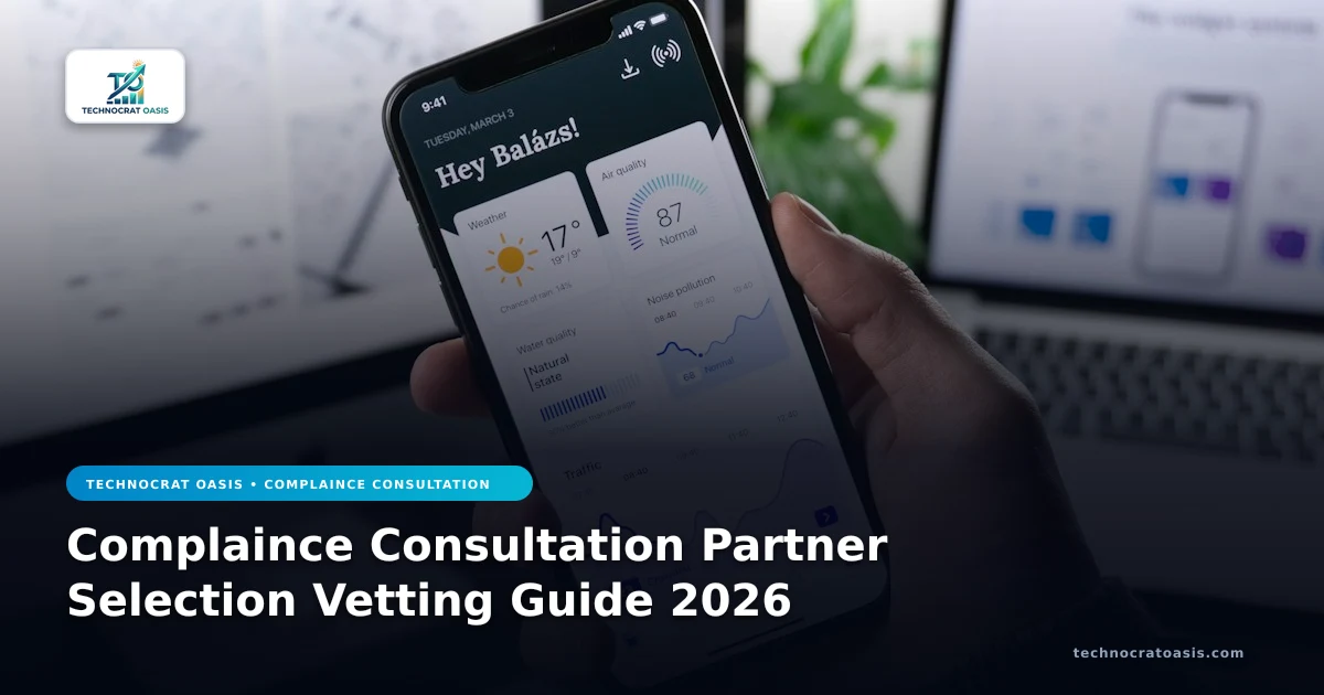 Complaince Consultation Partner Selection Vetting Guide 2026