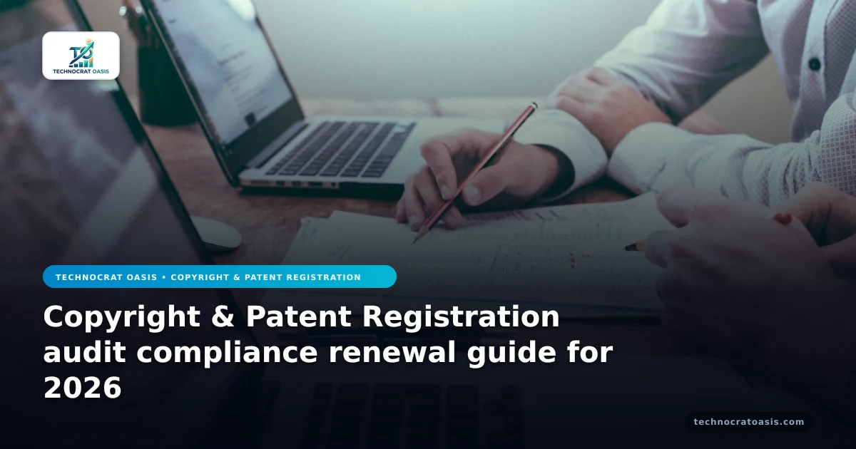 Copyright & Patent Registration audit compliance renewal guide for 2026