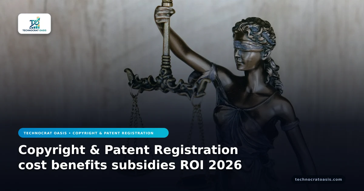 Copyright & Patent Registration cost benefits subsidies ROI 2026