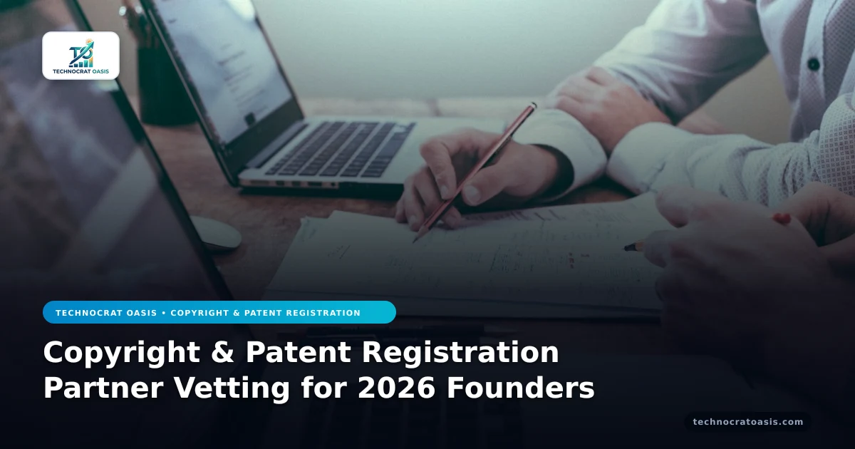 Copyright & Patent Registration Partner Vetting for 2026 Founders