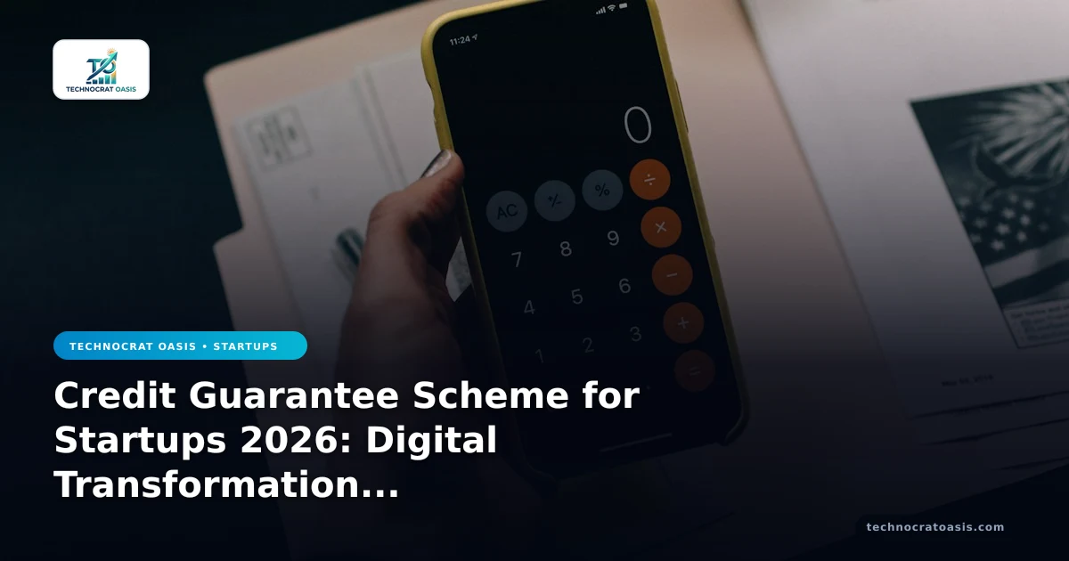 Credit Guarantee Scheme for Startups 2026: Digital Transformation & Growth Roadmap