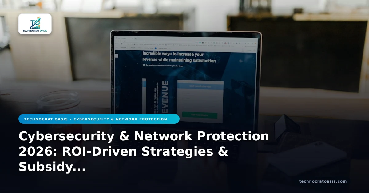 Cybersecurity & Network Protection 2026: ROI-Driven Strategies & Subsidy Insights