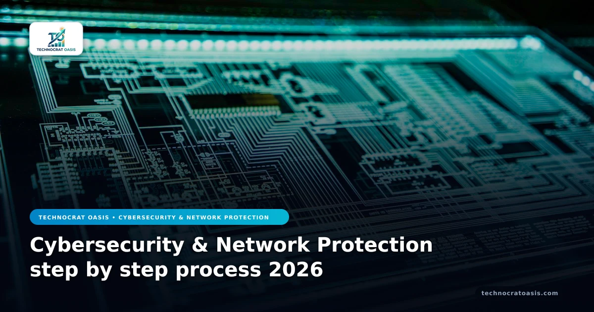 Cybersecurity & Network Protection step by step process 2026