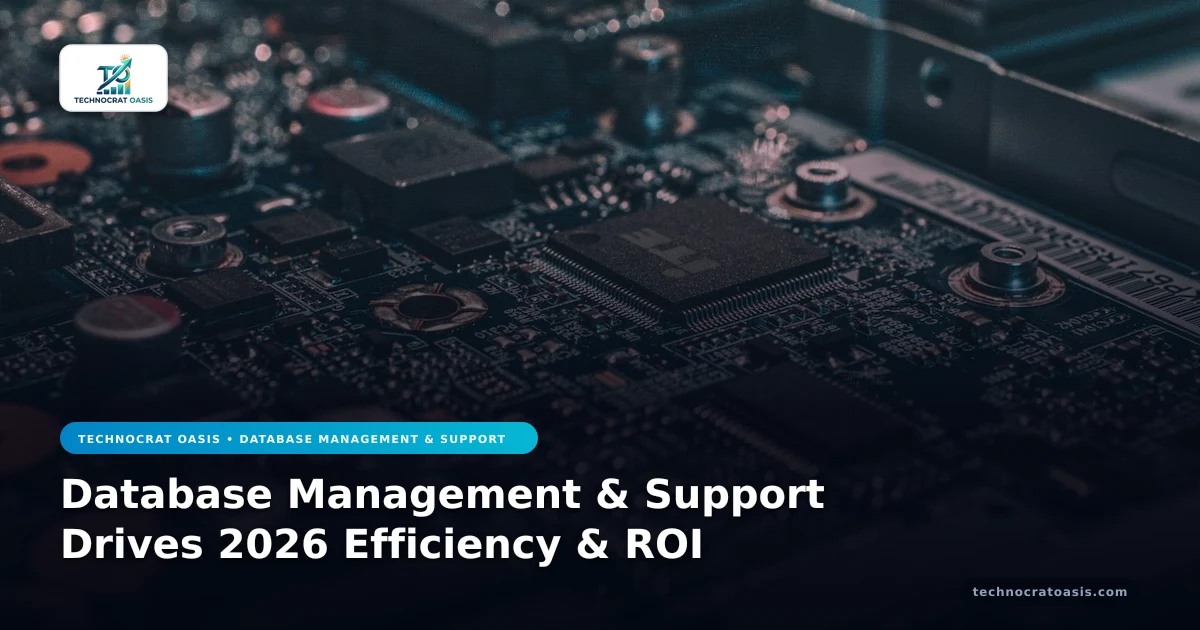 Database Management & Support Drives 2026 Efficiency & ROI