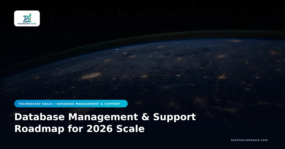 Database Management & Support Roadmap for 2026 Scale